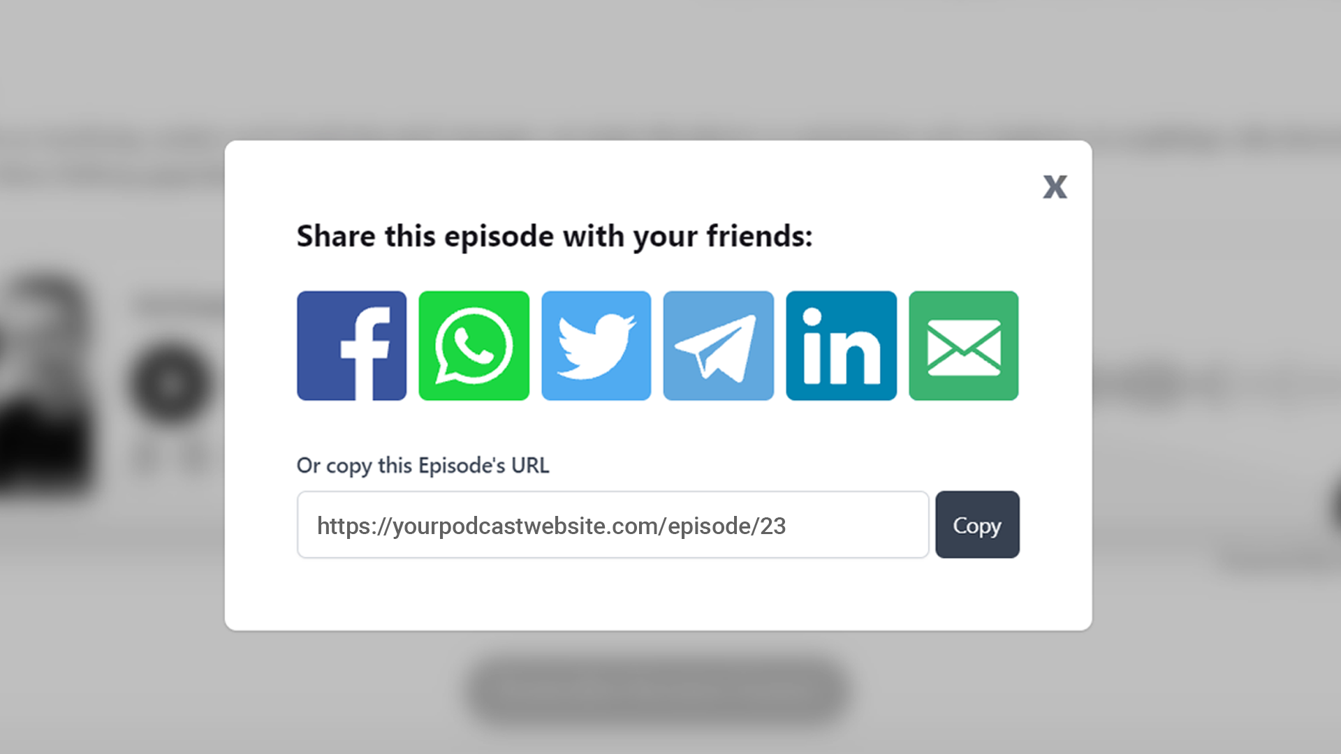Inbox user interface